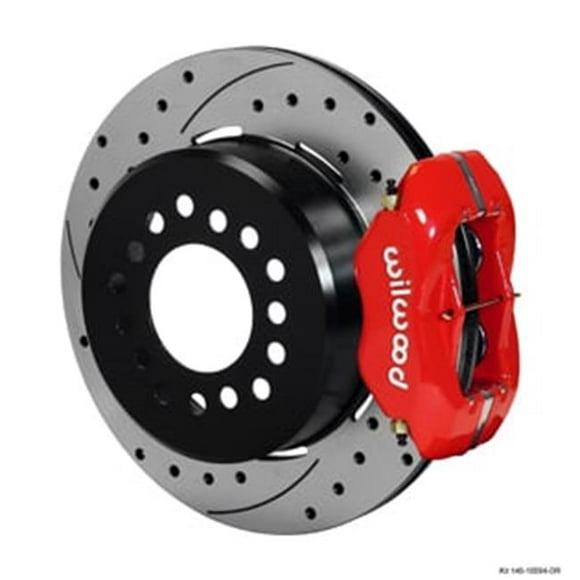Wilwood WLD140-10094-DR Forged Dynalite Rear Parking Brake Kit - Drilled Rotor