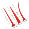 thumbnail image 2 of LOLIPPYY 3Pcs Red Caulking Tips Set with Soft Rubber for Precise Home Use Application Tool, 2 of 7