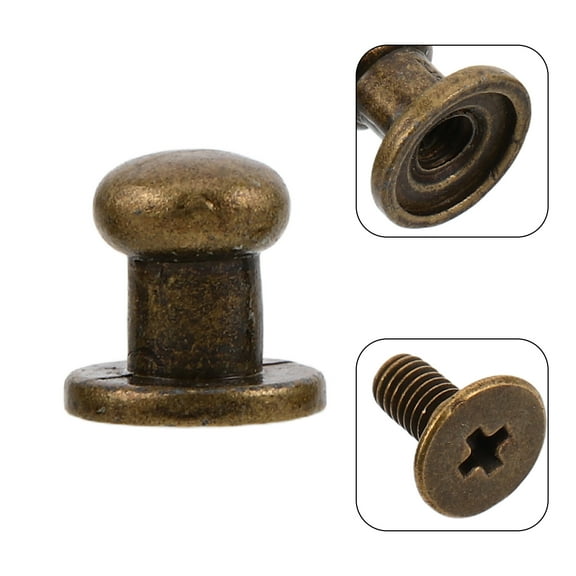 Squalise 30Pcs Decorative Door Knobs Cabinet Knobs Drawer Handles Antique Small Handles