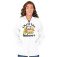 thumbnail image 4 of Enjoy The Great Indoors Vintage TV Zip Up Hoodie Men's Women's Brisco Brands S, 4 of 6