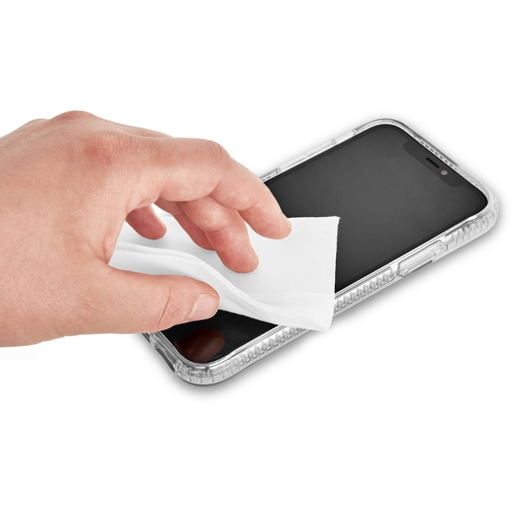 Safe+Mate CLEANSCREENZ - Phone Wet Wipes - 1 Pack (20 Individual Wipes)
