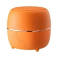 thumbnail image 2 of SPRING PARK Modern Plastic Mini Trash Can with Lid Wastebasket for Bathroom Vanity, Desktop, Tabletop or Coffee Table, 2 of 6