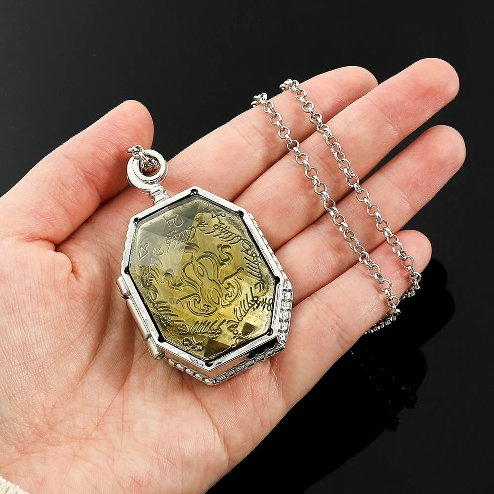 Collier Médaillon Salazar Serpentard - Horcruxe Harry Potter, Alliage, Neuf Avec Étiquettes