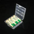 thumbnail image 4 of HUGFEGWE 4 x AA/AAA Battery Storage Case Holder Organizer Box Transparent 4Pcs CJB91-112422, 4 of 7