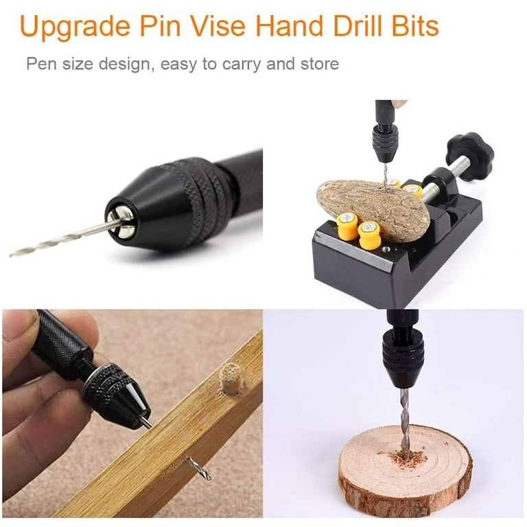 Mini Hand Drill Precision Resin Molds Tool With 10pc Twist Drill
