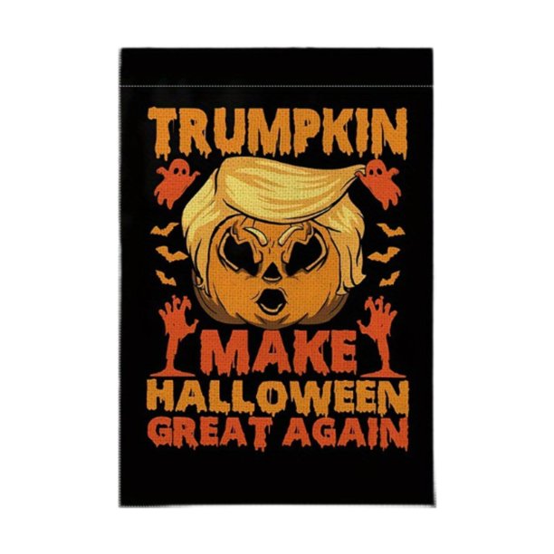 Bandera de jardín de Halloween,Bandera de Halloween para jardín exterior de doble cara,Bandera decorativa para colgar en el césped del hogar,pancarta para fiestas,Decoración de Halloween
