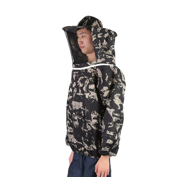 Chaqueta De Apicultura Herramienta De Apicultura De Textura Suave Chaqueta De Apicultor Cremallera única Antipicaduras De Mosquitos Pesca Al Aire Libre Para Trabajos De ANGGREK Otros