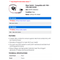 thumbnail image 2 of Wiper Switch - Compatible with 1984 - 1986 GMC K2500 1985, 2 of 2