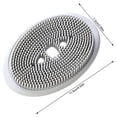 thumbnail image 4 of Bewildely Soporte de caja multifuncional Bandeja de almacenamiento antideslizante de silicona elástica con cepillo Accesorios de baño y cocina para Almacenamiento y organización del hogar gris Bewildely HA012105-04, 4 of 6