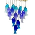 thumbnail image 5 of Xecvkr Outdoor Wind Chime 23.62 Inches Handmade Fused Glass Decor with Iron Hanger for Garden Patio Porch Hanging Ornament Soothing Sound Wind Bells, 5 of 9