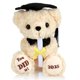 thumbnail image 1 of Oso de graduación Hellmei de peluche de 20 cm con gorra y diploma, 1 of 8