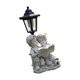 thumbnail image 5 of Figura de patio con luz solar, impermeable, bonita decoración, escultura de resina Niños niñas, 5 of 9