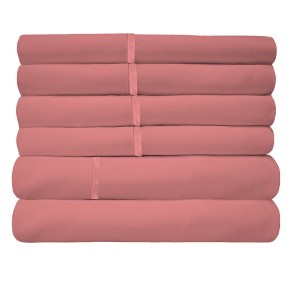 6 Piece Premium Bamboo Sheet Set, Deep Pockets, 45 Colors, 2200 Count, Sily Soft, by Lexington Elegance