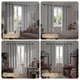 thumbnail image 4 of Blackout Blackout Cortinas, Juego de Cortinas de 2 Piezas para Recámara y Sala de Estar 42x72 Pulgadas, Cortinas Térmicas Aislantes Que Oscurecen la Habitación con Ojales, Reducción de Ruido y Bloque, 4 of 7