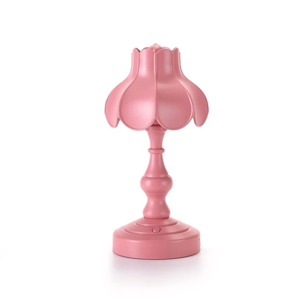 Billuyoard Luces de 2W Decoración con forma de flor Lámparas de noche LED Iluminación decorativa conmutable de ahorro de energía para hotel de Iluminación y accesorios loto rosa rojo Billuyoard HA011360-02B