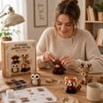 thumbnail image 5 of 2026 Tiny 3D Beaded Animal DIY Kit, Forest Theme Beading Set, Mold Vivid Cute Animals For Themed Indoor Scene Decoration, 5 of 6