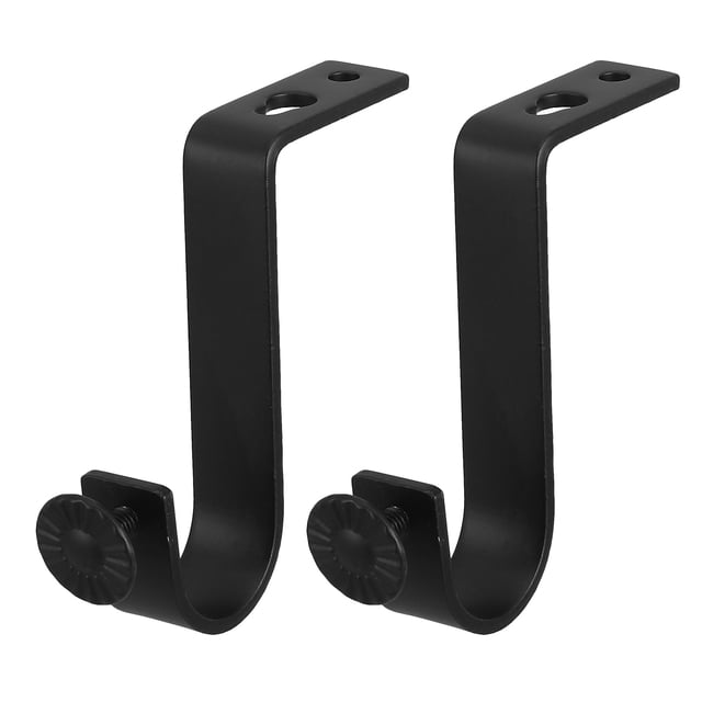 1 Ensemble de Support de Tringle à Rideaux Support de Tringle à Rideaux Support de Rideau pour Tringle à Rideaux Support de Tringle à Rideaux Simple Support de Tringle à Rideaux pour Stores Extérieurs Support de Tringle à Rideaux Support de Rideau en Métal