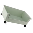 thumbnail image 3 of Shisuyan Dormitory Books Storage Container Bookcase on Wheels Under Desk Book Storage Bin with Wheel, 3 of 9