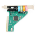 thumbnail image 2 of Tarjeta de sonido PCI 2X de 4.1 canales para computadora de escritorio, tarjeta de sonido integrada, tarjeta de audio interna, sonido envolvente estéreo CMI8738, 2 of 7