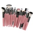 thumbnail image 3 of Paquete de 25 Pinceles de Maquillaje Macarena Pinceles cosméticos para maquillaje Rosa negro, 3 of 5