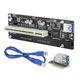 thumbnail image 1 of PCIE to Dual PCI Adapter Resin Riser Expansion Card with 0.6m Connecting Cable, 1 of 4