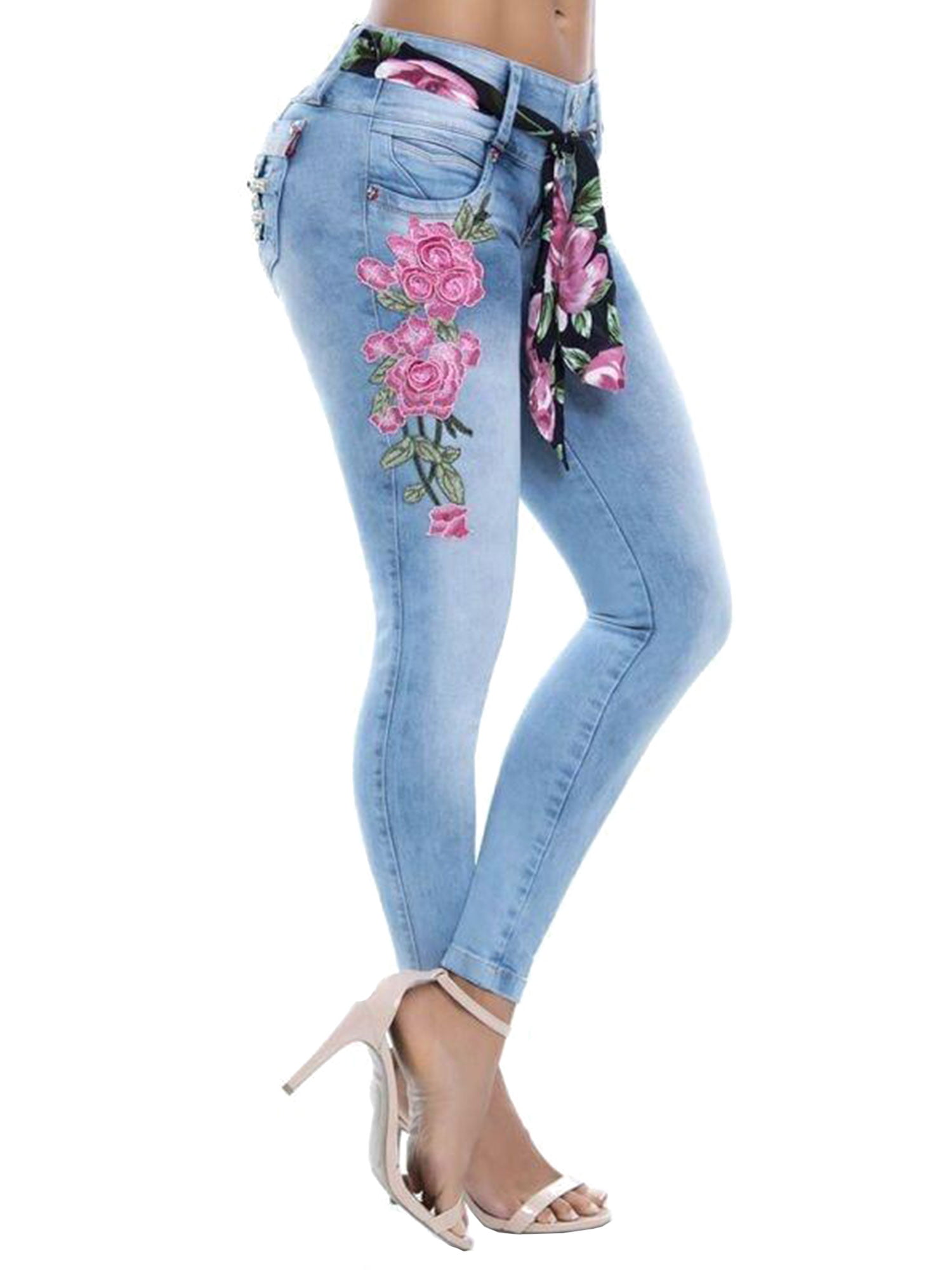 New Ladies Denim Jeans Look Casual Style Leggings Womens Jeggings Stylish Design 
