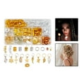 thumbnail image 4 of Bobina para el cabello Soledad Reutilizable Anillos de cabello duradero con cordón metálico, 4 of 10