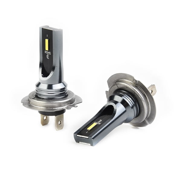 2Pcs Error Free H7 Led Headlight Bulb High/Low Bulbs Beam Dc 12V-24V 120W Yellow Driving Running Lamps Fangkenuo