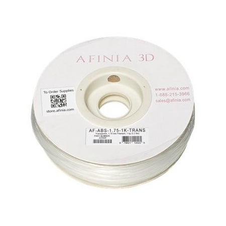 Afinia Value-Line - Transparent - 2.2 lbs - ABS filament (3D) - for Afinia H479; H-Series H479