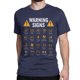 thumbnail image 5 of Camiseta de algodón de manga corta para hombre, con divertidas señales de advertencia de conducción, para mecánico de automóviles, tallas 4XL y 5XL., 5 of 7