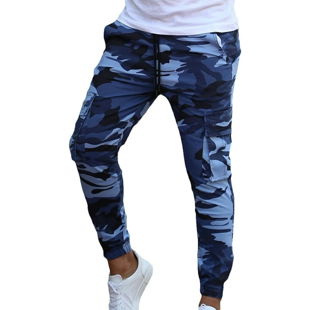 UKAP UKAP Mens Camo Jogger Cargo Pants with Multiple Pockets Quick