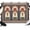 Red, variant on Archway Columns Backdrops for Photography, Vintage Ethic Traditional Beige Brown Castle Symmetrical Fabric Photo Background Sturdy Studio Props for Photo Studio, Video Recording Photoshoot 7x5ft