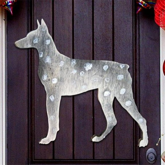 Designocracy 98121-12 Dog Art on Board Wall Decor