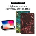thumbnail image 2 of Allytech Folio Case for iPad Mini 6 2021, iPad Mini 8.3" Case 2021, Marble Series Smart Auto Sleep/Wake Multi-Angle Viewing Stand PU Leather & TPU Bumper Case for iPad Mini 8.3" 2021, Green Marble, 2 of 5