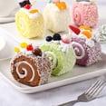 thumbnail image 4 of KAKOWELY 6pcs Artificial Cake Model Fake Cake Simulation Cake Realistic Food Model Dessert Model for Display,2.76X"X2.36"X1.57", 4 of 5