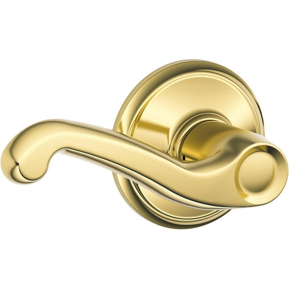 Schlage Flair Polished Brass Hall & Closet Door Handle