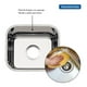 thumbnail image 5 of Fregadero Tarja Acero Inoxidable 40x34cm Cocina Tramontina Tramontina 94081505, 5 of 5