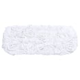 thumbnail image 5 of Home Weavers Modesto Collection 100% Cotton Tufted Tank Lid Cover, Extra Soft and Absorbent Tank Lid Cover, Machine Washable, Bathroom Tank Lid Cover, 10"x22" Tank Lid Cover, White, 5 of 5