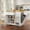 White, variant on PulseFay Kitchen Island Cart with Storage, Small Kitchen Island on Wheels with Large Drawer, Adjustable Shelf & Towel Rack, Rolling Island Table for Kitchen & Dining Room, White