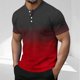 thumbnail image 2 of Top de Color Sólido Casual de los Hombres, Camiseta de Cuello Redondo Botón de Manga Corta de Moda para Uso Al Aire Libre Y Diario, Camiseta de Invierno Cómoda, 2 of 9