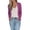Dark Purple, variant on Lightweight Cardigans for Women Summer Solid Ribbed Open Front Cardigan Thin Knit Sweater Casual Long Sleeve Soft Drape Layering Outwear Versatile Basic Ribbed Cardigan Black Size M