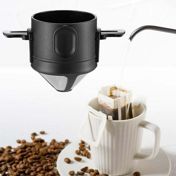 Filtre Café Acier Inoxydable Filtre à Café Réutilisable NEOUZA - Acier Inoxydable Pliable | Camping, Voyage, Bureau | Sans Papier Accessoire Café Portable