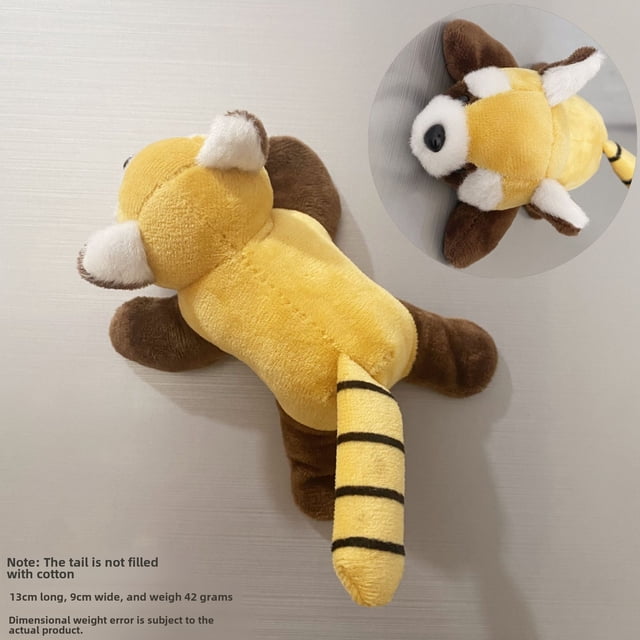 Bonitas pegatinas magnéticas de dibujos animados para el frigorífico, pequeño panda, muñeco de peluche con succión magnética, regalo de recuerdo para turistas