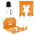 thumbnail image 3 of Searching Roads Garage Organizer Trimmer Rack, Wall Mounted Weed Whacker Holder for Garden Power Tools, Grass Trimmer Hanger, Hedge Trimmer Storage, Metal Tool Rack, 3 of 8