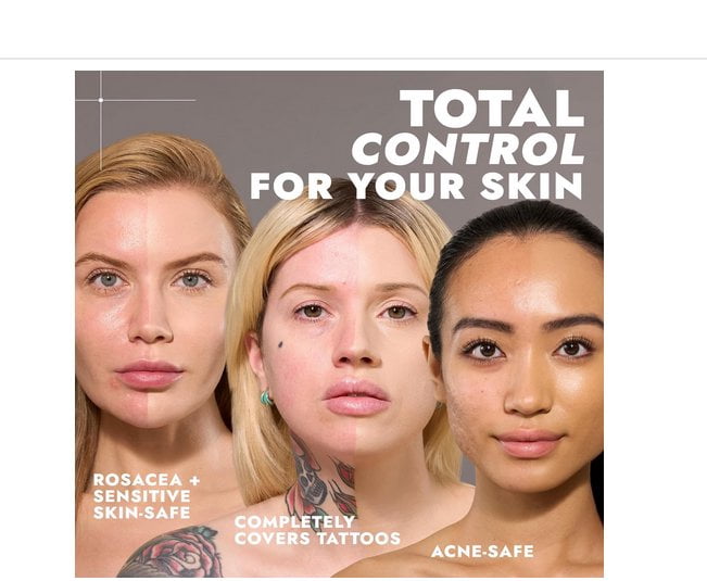 Cover FX Total Cover Cream Foundation, Shade M2, Buildable Coverage, Oil-Free