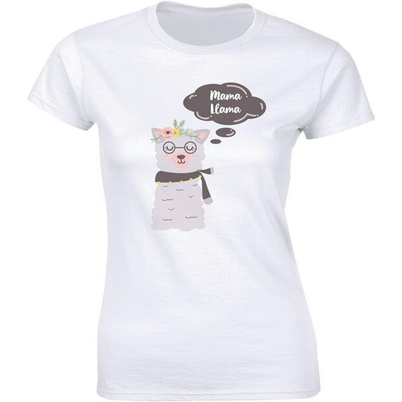 Mama Lllama Funny Mother's Day Gift Cute Women's T-Shirt