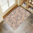 thumbnail image 4 of Retro Door Mat, 17 X 30 Inch Boho Vintage Pattern (5) Welcome Doormat Decorative Home Floor Mat, Non Slip Rubber Back and Strong Water Absorption for Outdoor Indoor Entrance Decor, 4 of 6
