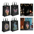 thumbnail image 4 of Canvas Tote Bag 5D DIY Diamonds Drawing Canvas Bags Foldable Handbag Reusable Decor, 4 of 5