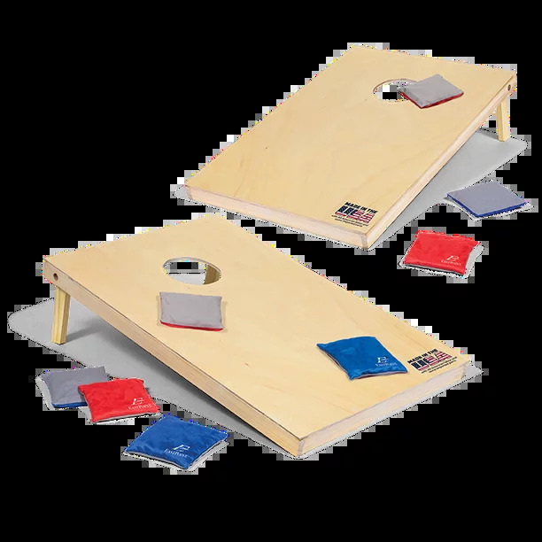EastPoint Sports 2' x 3' Cornhole Boards Natural Wood Bean Bag Toss