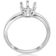 thumbnail image 4 of Pompeii White Gold Solitaire Semi Mount Engagement Ring Setting (,), 4 of 4